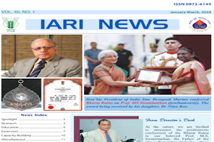 IARI Newsletter Vol 40 No-1 (Jan – Mar)-2024