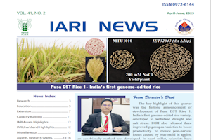IARI Newsletter Vol 41 No-2 (April-June)-2025