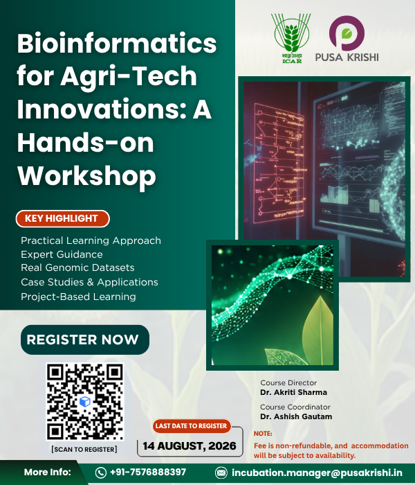 Bioinformatics for Agri-Tech Innovations: A Hands-on Workshop